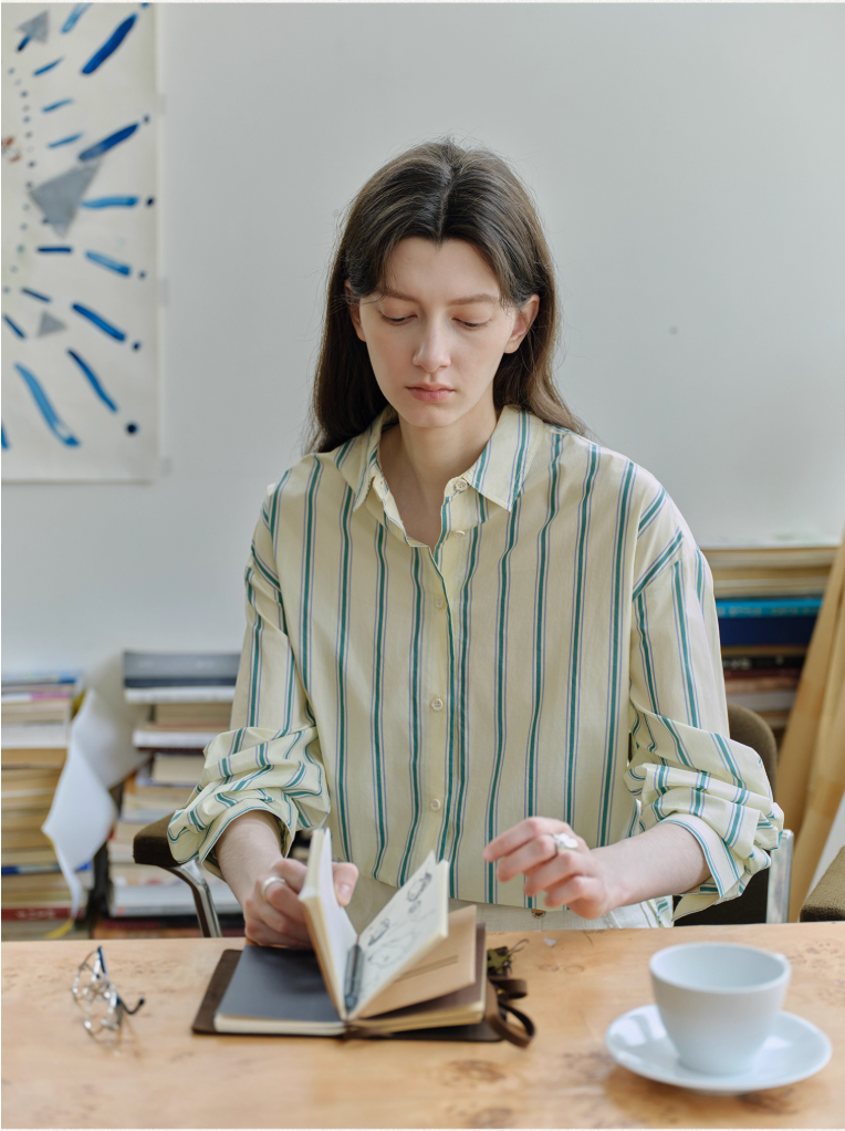 Library Stripe Shirt