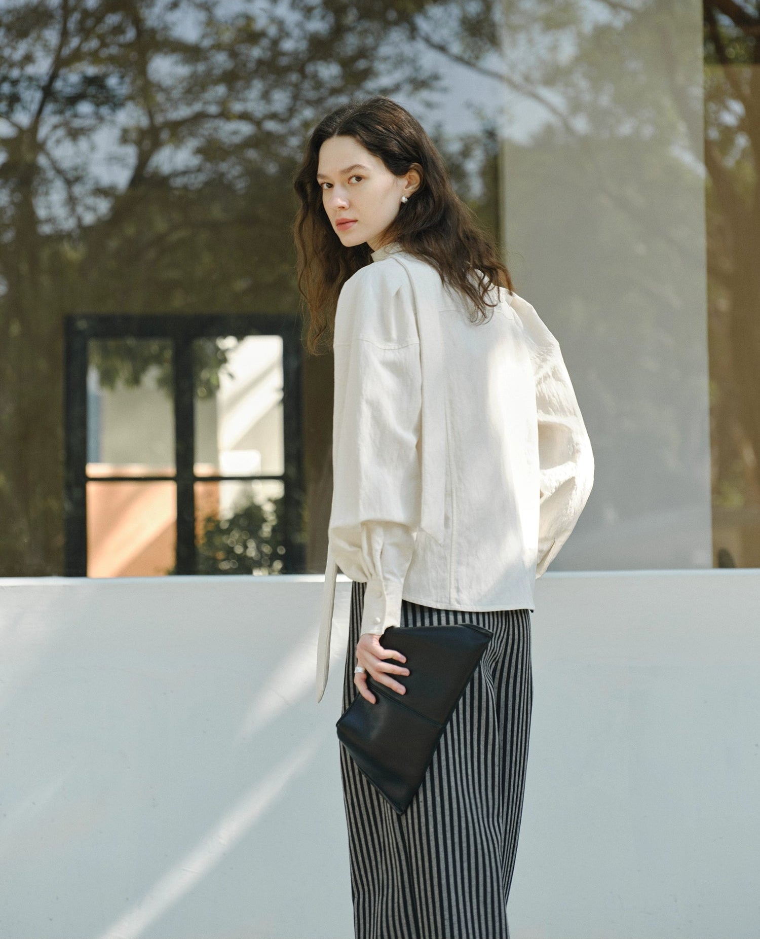 Airy Scarf Blouse