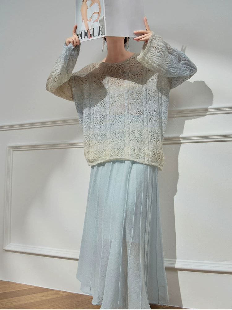 Misty Sheer Knit