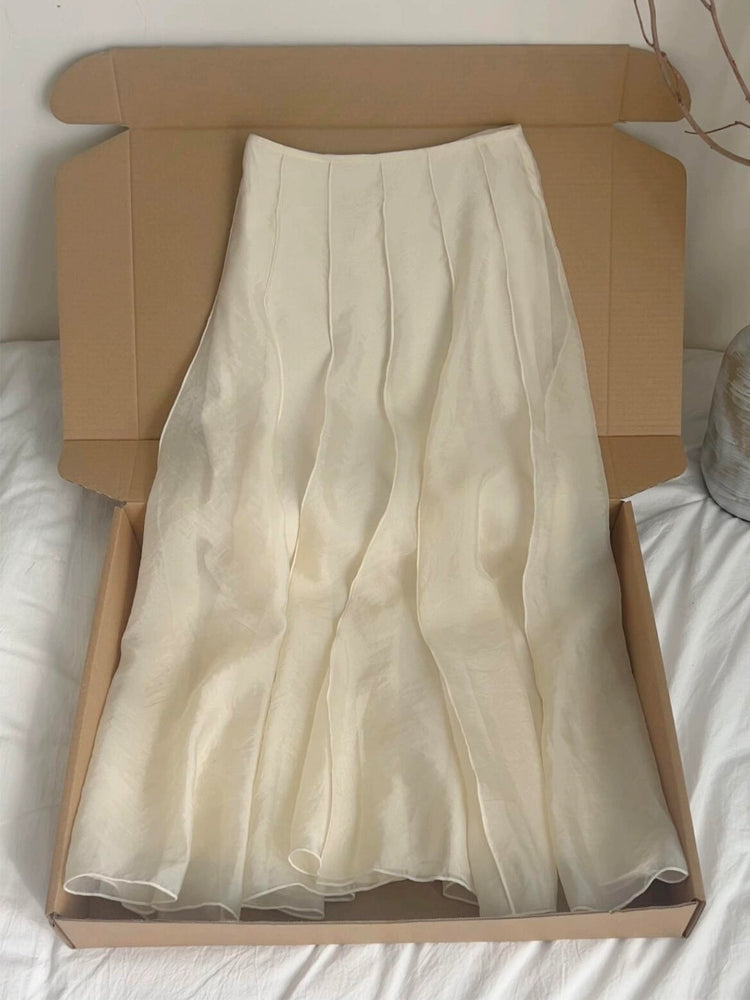 Apricot Flare Skirt