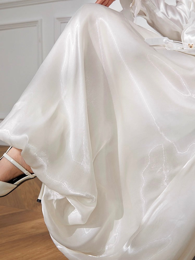 Snow Balloon Sheen Skirt