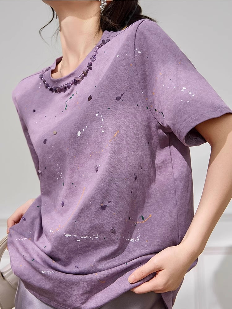 Lilac Paint Tshirt