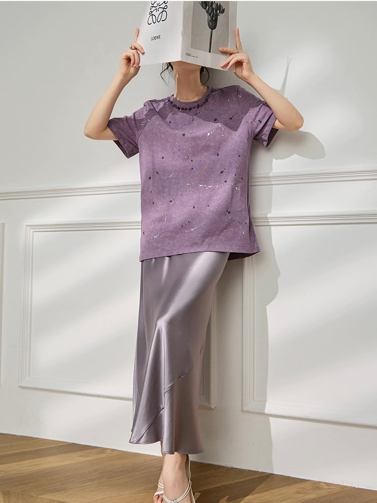 Lilac Paint Tshirt