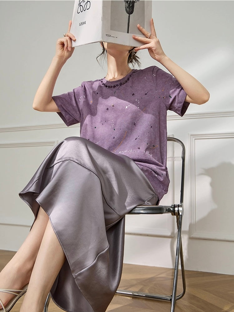 Lilac Paint Tshirt