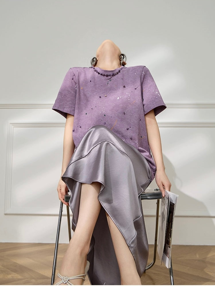 Lilac Paint Tshirt