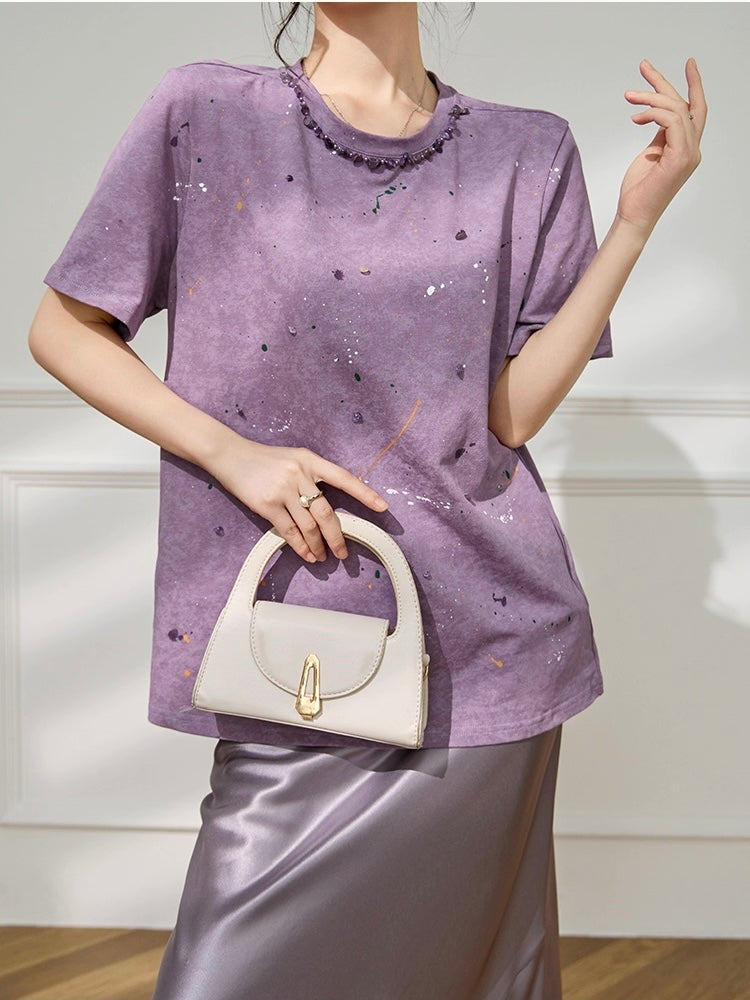 Lilac Paint Tshirt