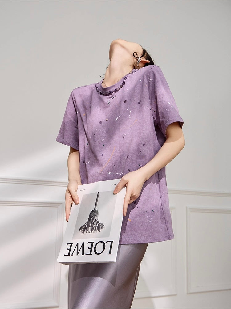 Lilac Paint Tshirt