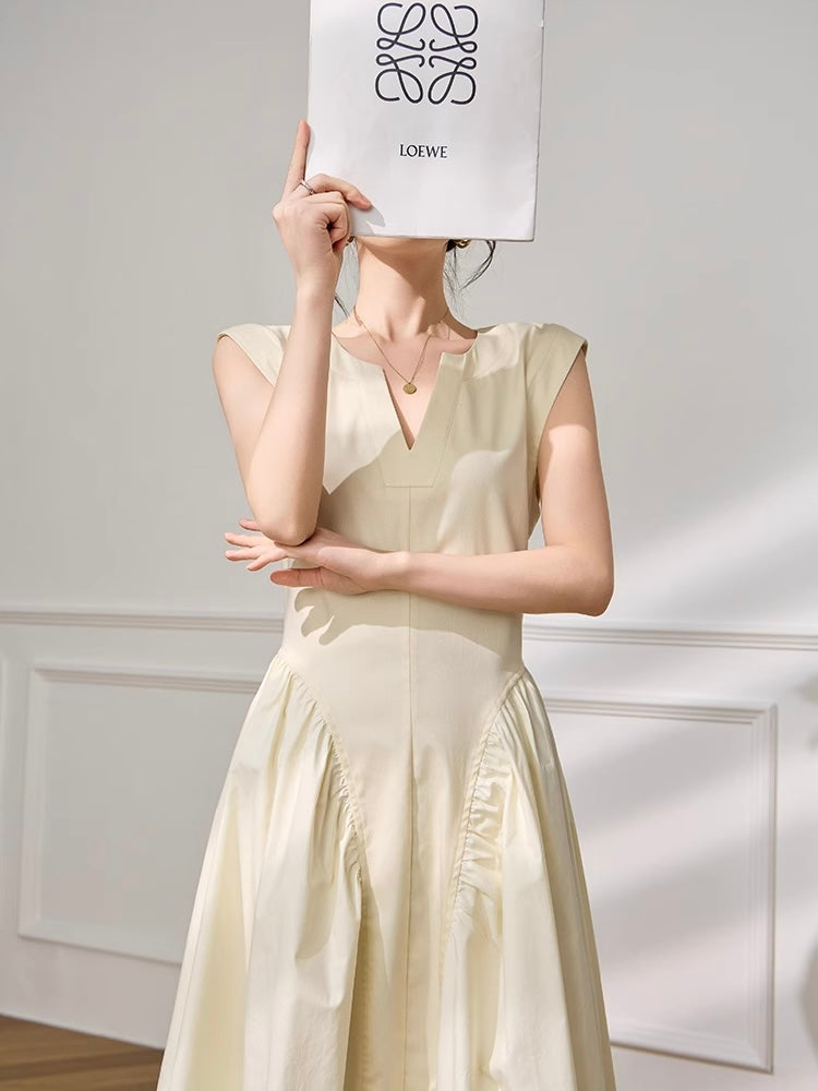 Sculpt Pleats Dress