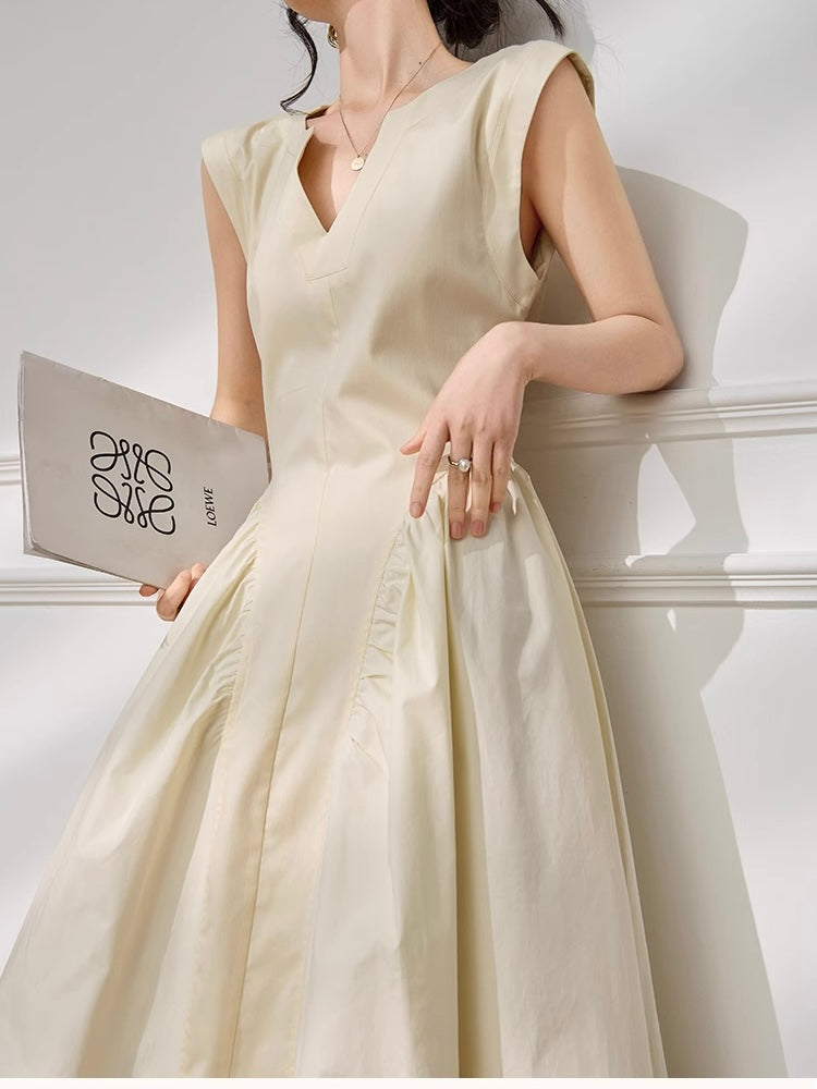 Sculpt Pleats Dress