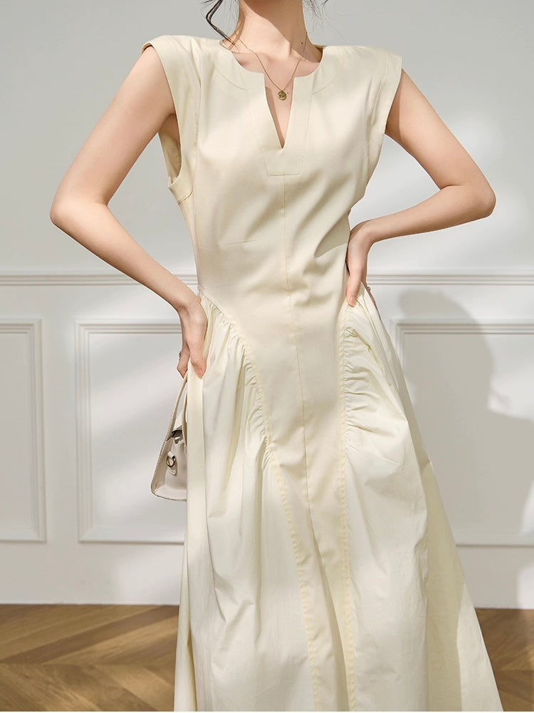 Sculpt Pleats Dress