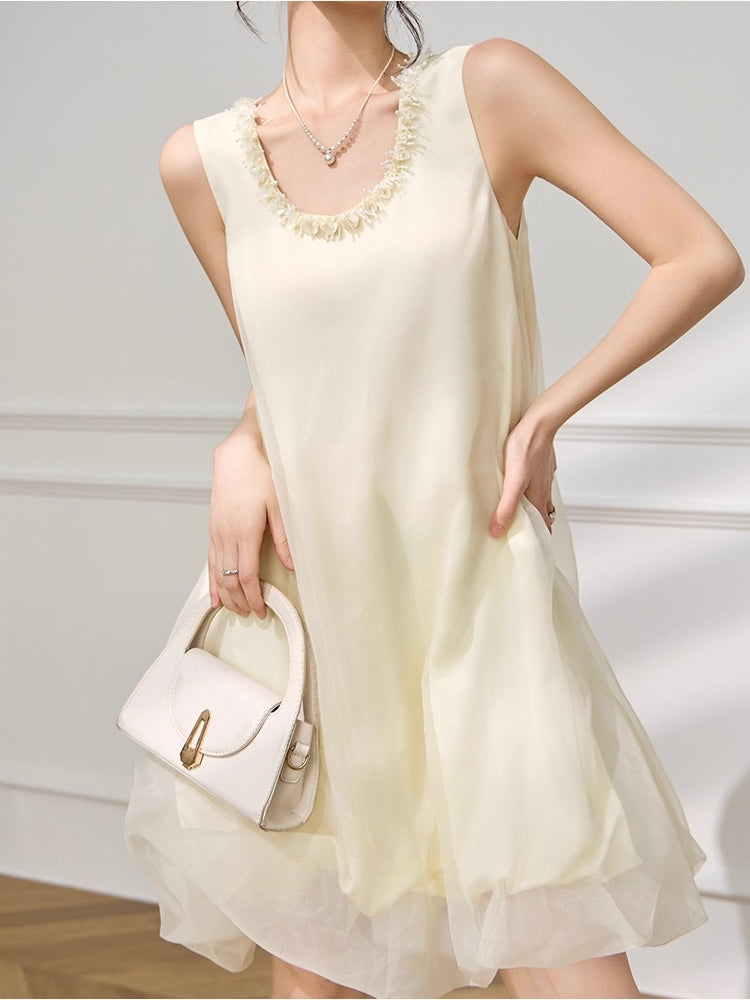 Cream Puff Dress