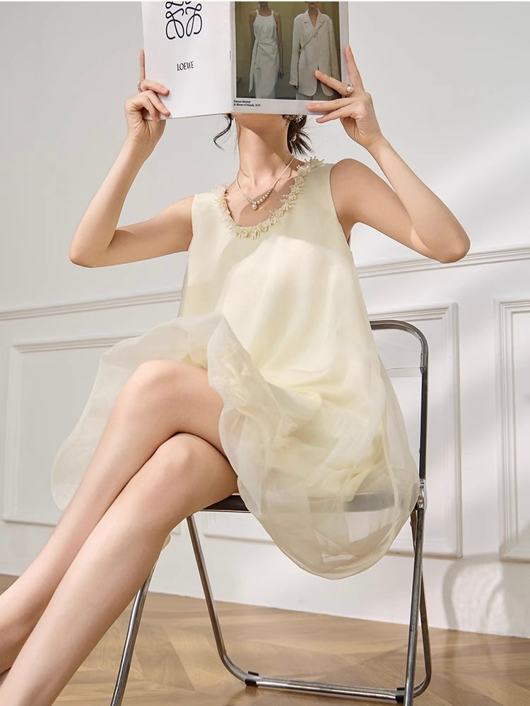 Cream Puff Dress