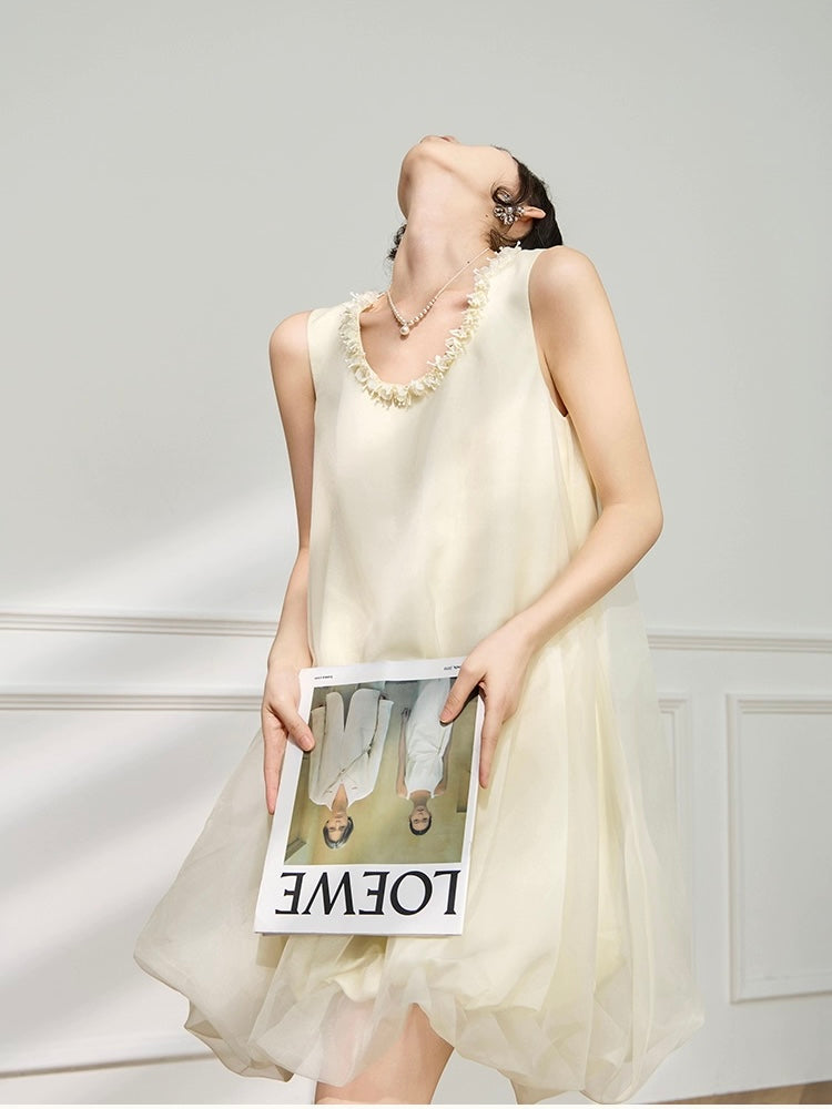 Cream Puff Dress