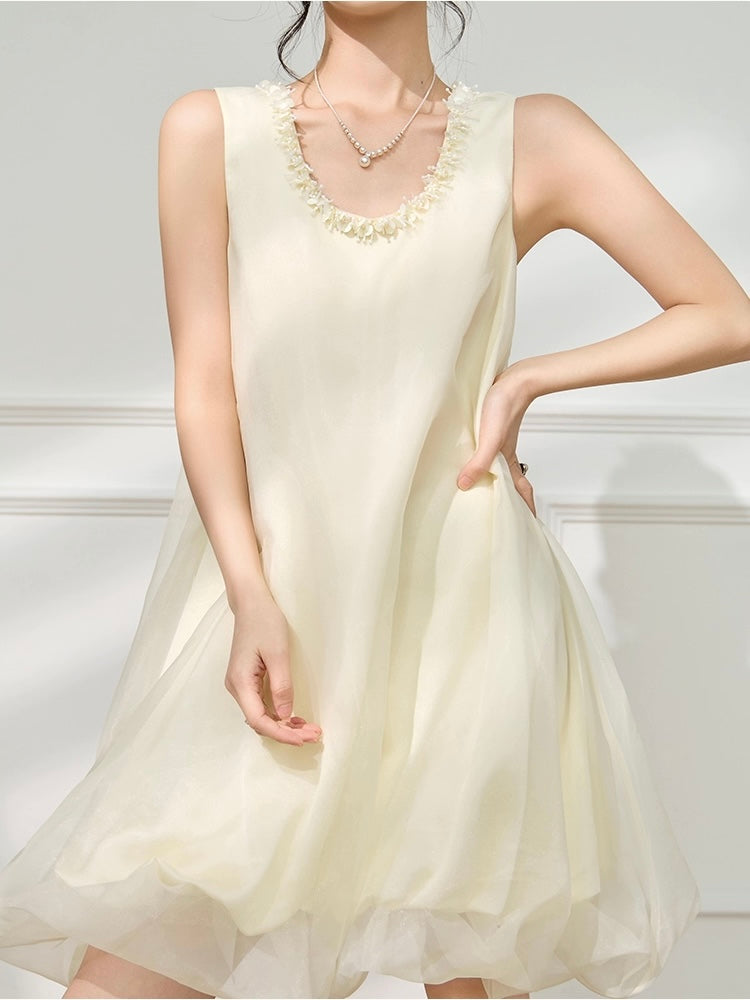 Cream Puff Dress