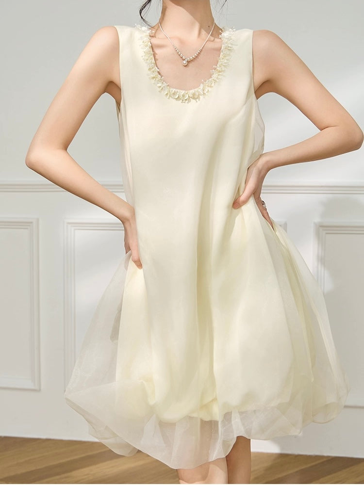 Cream Puff Dress