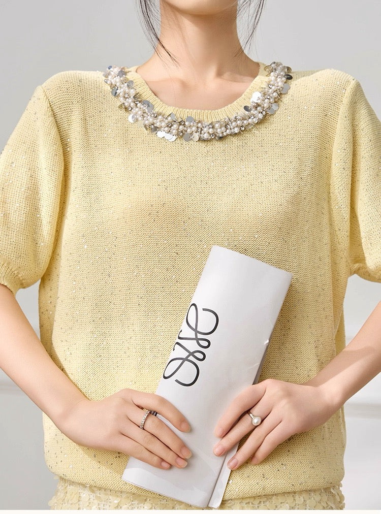 Lemon Glow Summer Knit