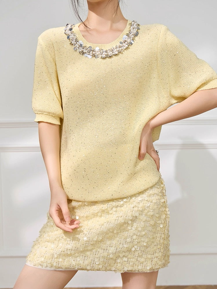 Lemon Glow Summer Knit