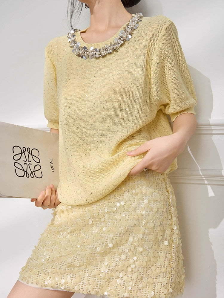 Lemon Glow Summer Knit